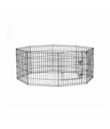 Pado Play Pen-8 Sides Exercise Pens with 1 Door, 61x61cm / 24x24 inch